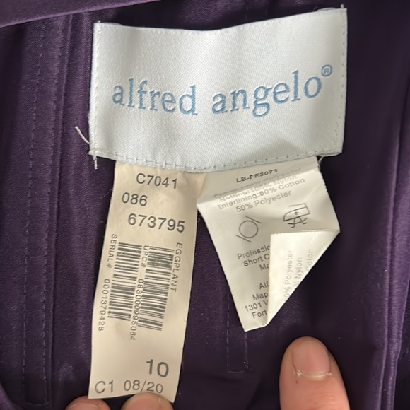 Alfred Angelo purple formal dress - Picture 7 of 8